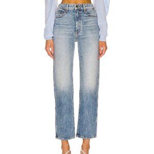 KHAITE Light Blue Straight Jeans
